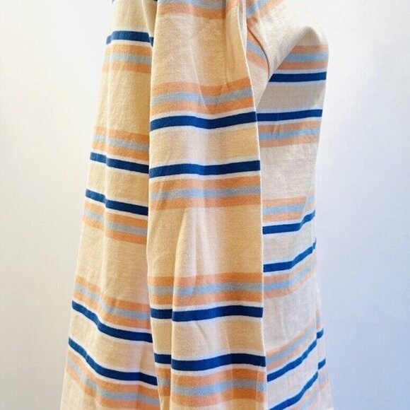 NWT SO Juniors Long Sleeve Pullover Round Neck Striped Mulit-Colored Shirt Sz XS - Picture 9 of 12